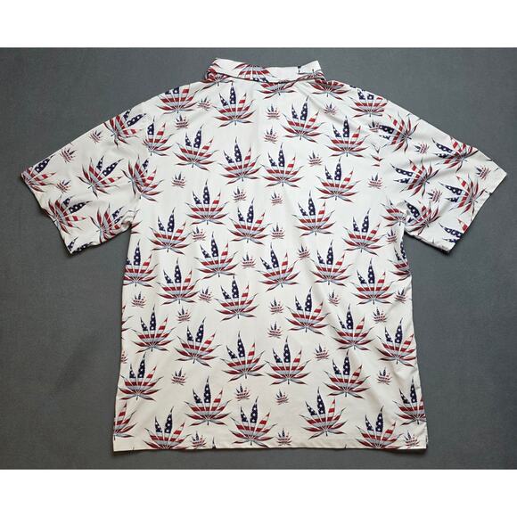 Obnoxious Golf Performance Shirt Mens XL "Leaf"
Red White Blue America Casual - Picture 7 of 7